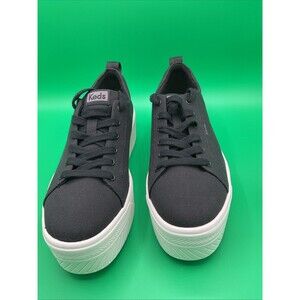 Woman's BLACK Fashion Sneakers Keds Skyler Platform Sneaker. Size 8.5.NWOT